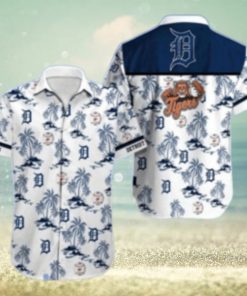 Tropical Retreat Detroit Tigers Hawaiian Shirt