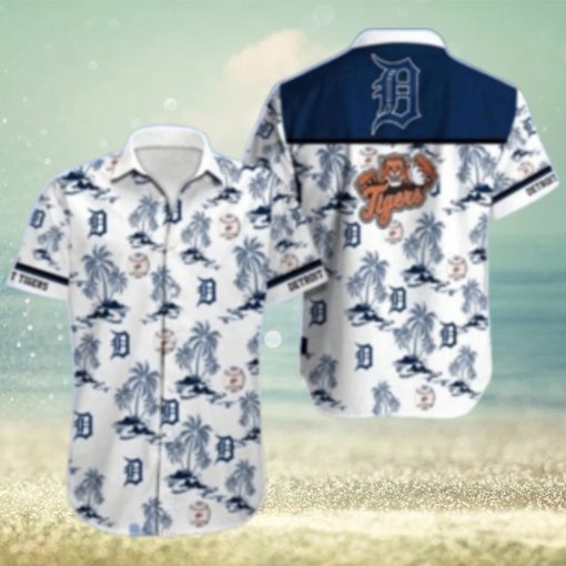 Tropical Retreat Detroit Tigers Hawaiian Shirt