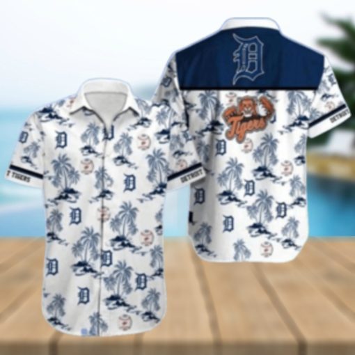 Tropical Retreat Detroit Tigers Hawaiian Shirt