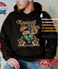 Tropical Vibes New Orleans Pontchartrain Hotel Shirt