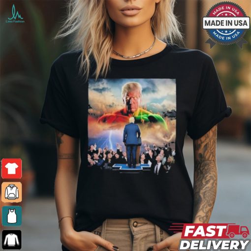 Trump 2024 superhero for America T Shirt