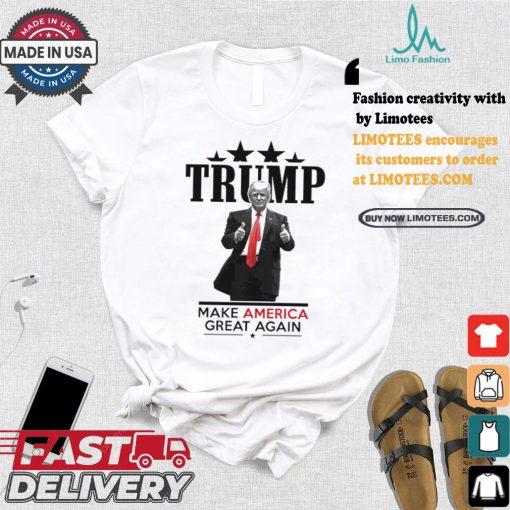Trump Giving 2 Thumbs Up President Trump Rally T shirt