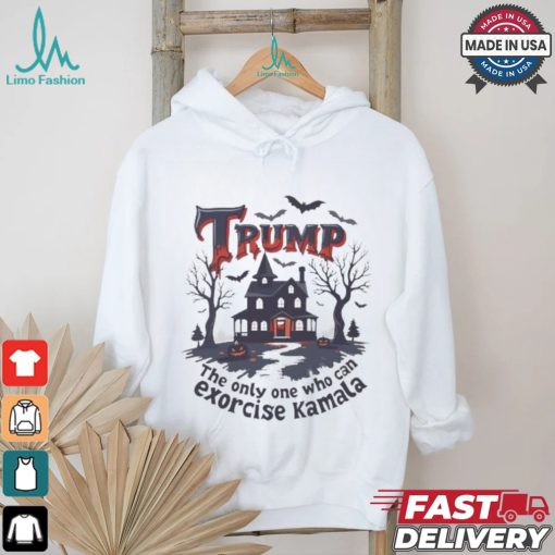 Trump The Only One Who Can Exorcise Kamala Halloween Shirt