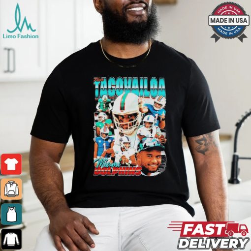 Tua Tagovailoa Miami Dolphins Football Graphic Signature 2024 Shirt