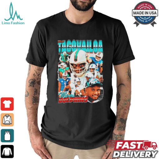 Tua Tagovailoa Miami Dolphins Football Graphic Signature 2024 Shirt