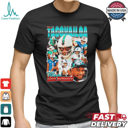 Tua Tagovailoa Miami Dolphins Football Graphic Signature 2024 Shirt