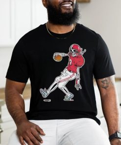 Tuck Fexas skeleton football dance shirt