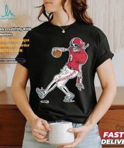 Tuck Fexas skeleton football dance shirt