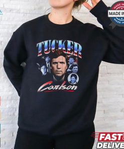 Tucker Carlson Faces Tee Shirt