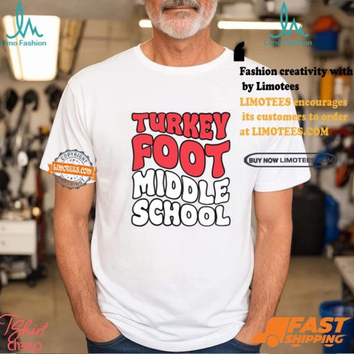 Turkey Foot Middle School Curved Text Shirt