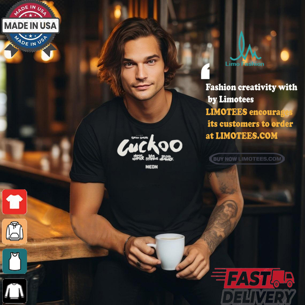 Twisted Trance Cuckoo Hunter Schafer Dan Stevens Jessica Henwick Neon T shirts Twisted Trance Cuckoo Hunter Schafer Dan Stevens Jessica Henwick Neon T shirts