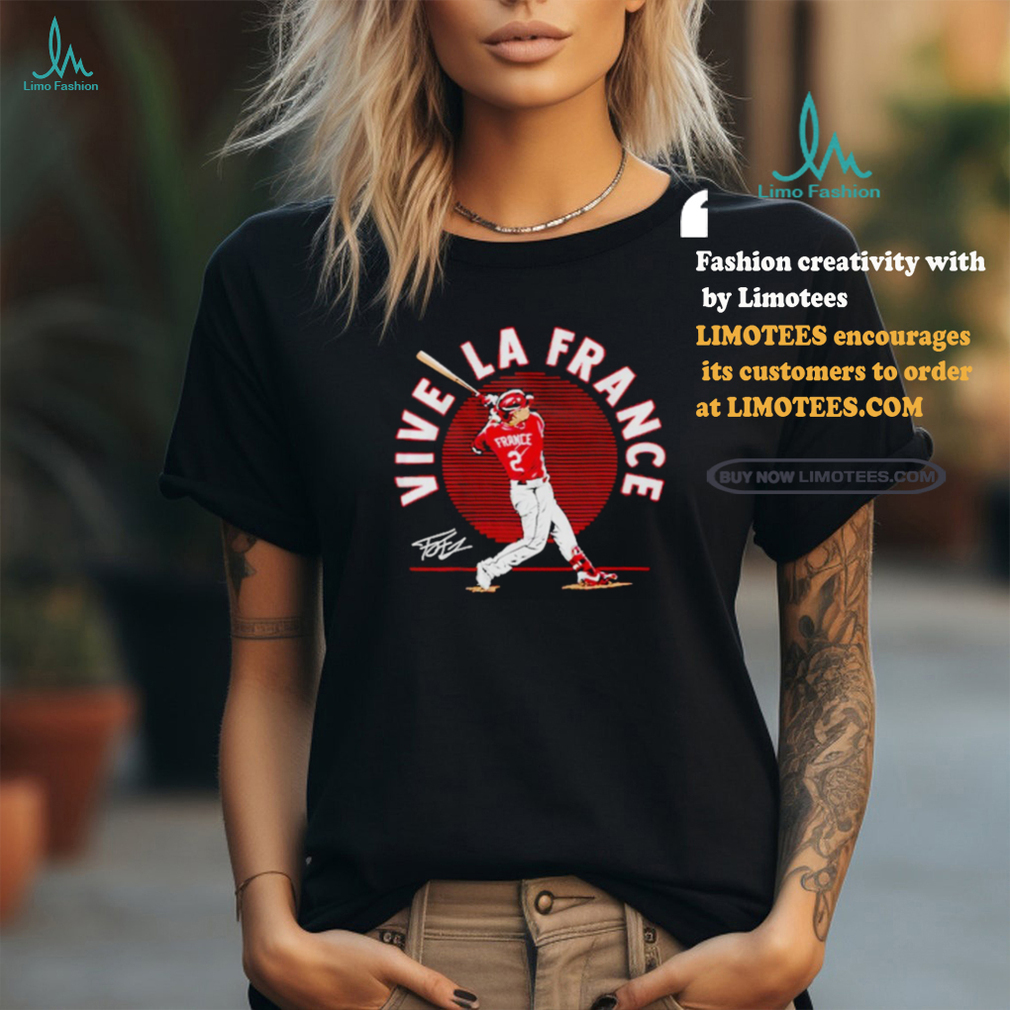 Ty France Vive La France Cincinnati Reds Signature Shirt Ty France Vive La France Cincinnati Reds Signature Shirt