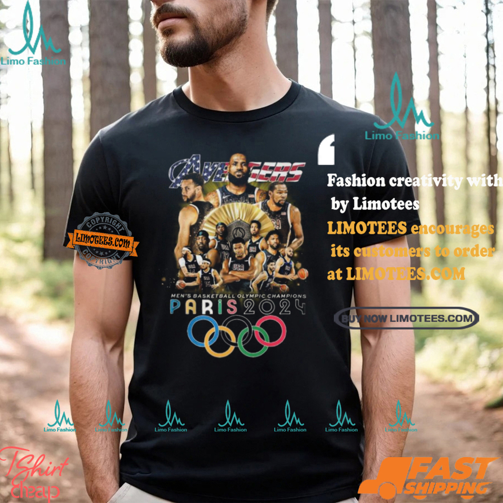 USA Avengers Men’s Basketball Olympic Champions Paris 2024 T Shirt USA Avengers Men’s Basketball Olympic Champions Paris 2024 T Shirt