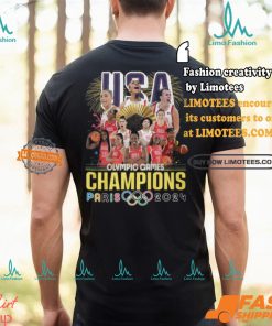 USA Basketball Women National Team Olympic Games Champions Paris 2024 T Shirt