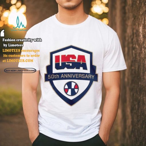 USA Team Basketball 50th Anniversary T shirt