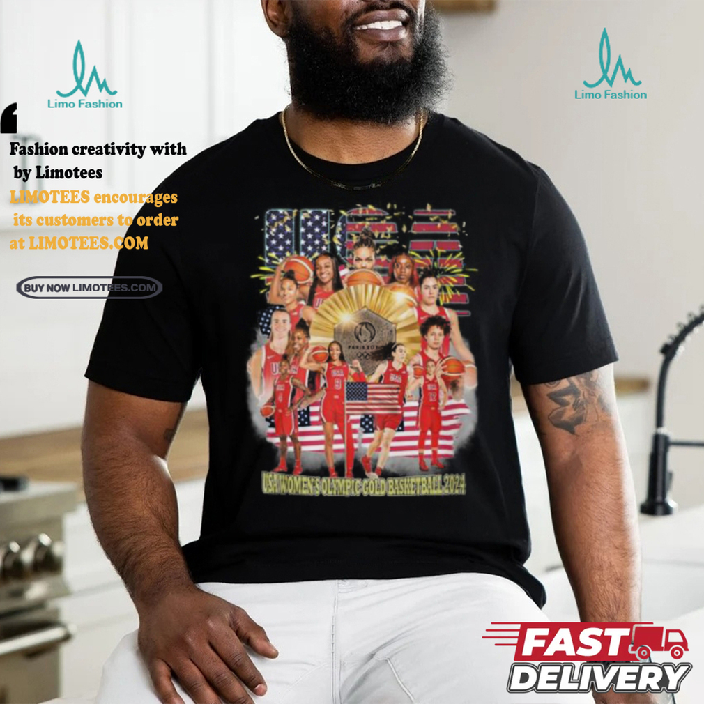 USA Women’s Olympic Gold Basketball Champions 2024 T Shirt USA Women’s Olympic Gold Basketball Champions 2024 T Shirt