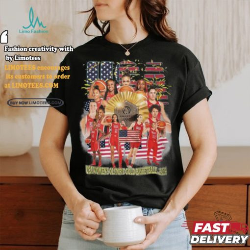 USA Women’s Olympic Gold Basketball Champions 2024 T Shirt