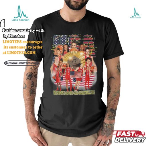 USA Women’s Olympic Gold Basketball Champions 2024 T Shirt
