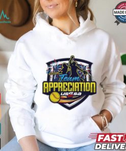 USSSA Indiana Fast Pitch Team Appreciation 2024 logo shirt