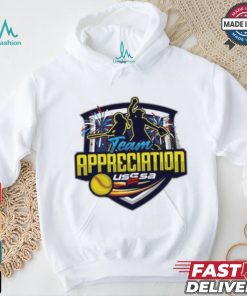 USSSA Indiana Fast Pitch Team Appreciation 2024 logo shirt