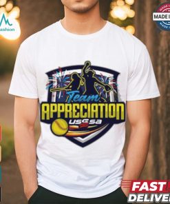USSSA Indiana Fast Pitch Team Appreciation 2024 logo shirt