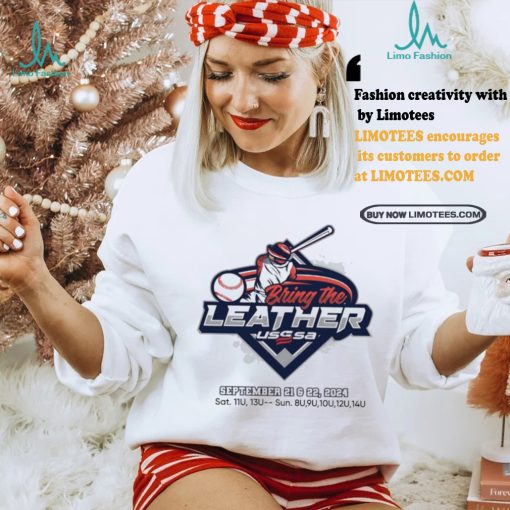 USSSA Virginia Baseball Bring the Leather 2024 logo shirt