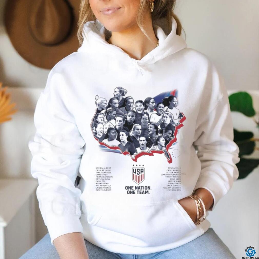 USWNT 2024 Road To Paris – One Nation One Team Shirt USWNT 2024 Road To Paris – One Nation One Team Shirt