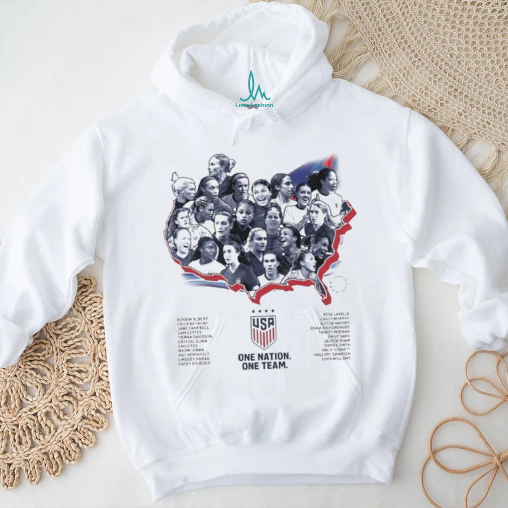 USWNT 2024 Road To Paris – One Nation One Team Shirt USWNT 2024 Road To Paris – One Nation One Team Shirt