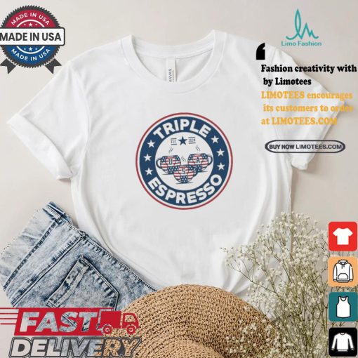 USWNT Triple Espresso American flag 2024 logo shirt