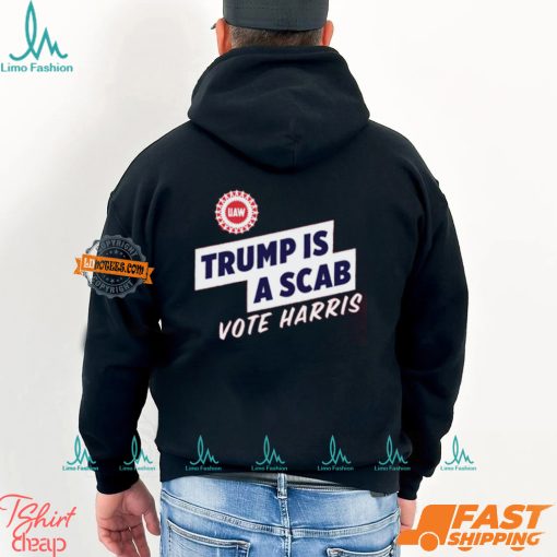 Uaw President Shawn Fain Trump Is A Scab Vote Harris T shirt