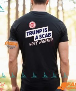 Uaw President Shawn Fain Trump Is A Scab Vote Harris T shirt