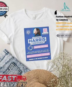 Uaw Women Harris For President Answer The Call Scoring 4 Or More In 2024 Shirt