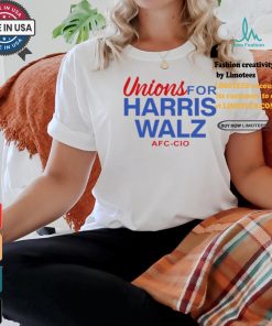 Unions For Harris Walz Afl Cio Shirt
