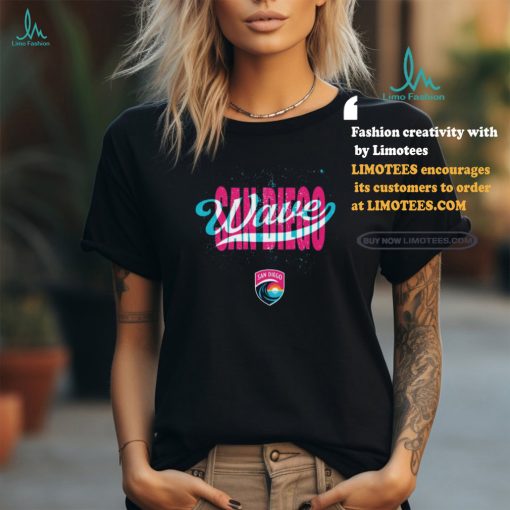 Unisex San Diego Wave Splatter T Shirt