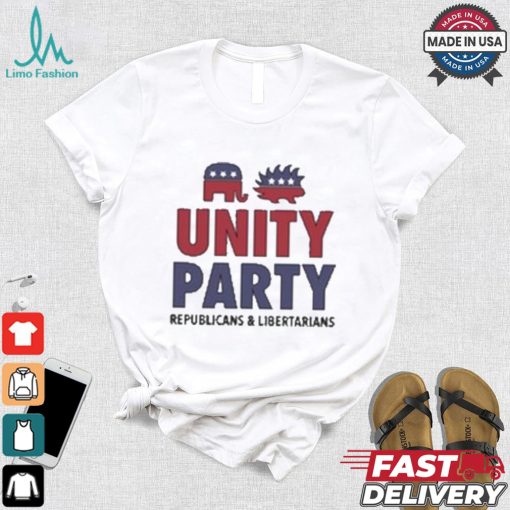 Unity Party Republicans And Libertarians T shirt