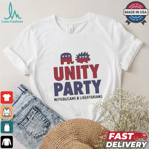 Unity Party Republicans And Libertarians T shirt