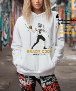 University of Missouri Mizzou Football Brady Cook State Star Pose shirt, hoodie, sweater, long sleeve and tank top University of Missouri Mizzou Football Brady Cook State Star Pose shirt