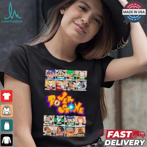 Unrooolie Power Stone Characters T shirt