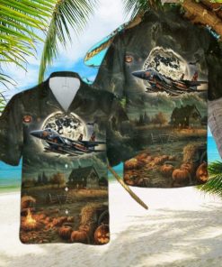 Us Air Force Mcdonnell Douglas F 15 Eagle Halloween Hawaiian Shirt