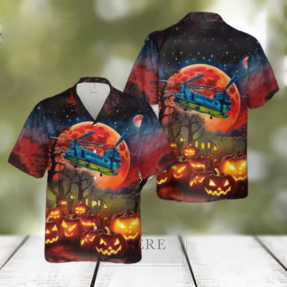 Us Army Boeing Ch 47 Chinook Halloween Hawaiian Shirt Us Army Boeing Ch 47 Chinook Halloween Hawaiian Shirt