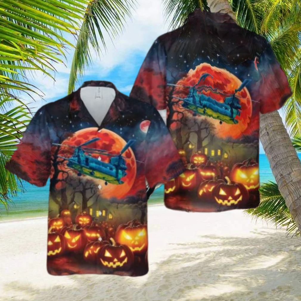 Us Army Boeing Ch 47 Chinook Halloween Hawaiian Shirt Us Army Boeing Ch 47 Chinook Halloween Hawaiian Shirt