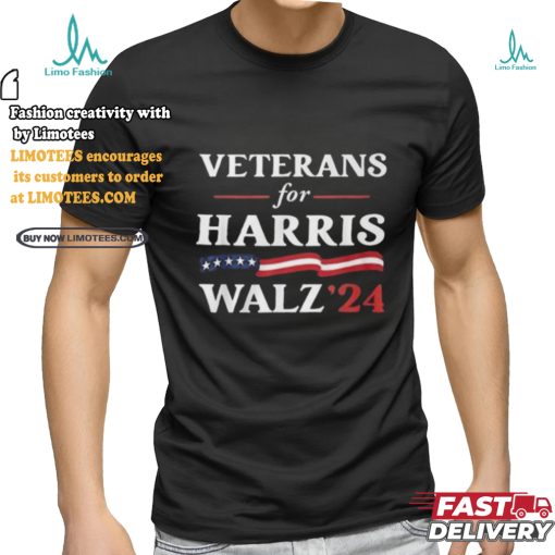 Veterans for Harris walz 2024 vote tim walz Kamala Harris T shirt