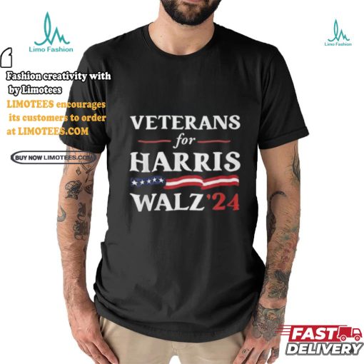 Veterans for Harris walz 2024 vote tim walz Kamala Harris T shirt