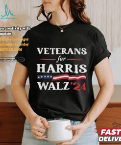 Veterans for Harris walz 2024 vote tim walz Kamala Harris T shirt