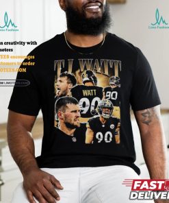 Vintage 90s Graphic Style TJ Watt T Shirt
