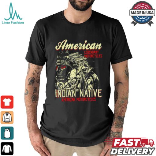 Vintage American Motorcycle Indian T Shirt