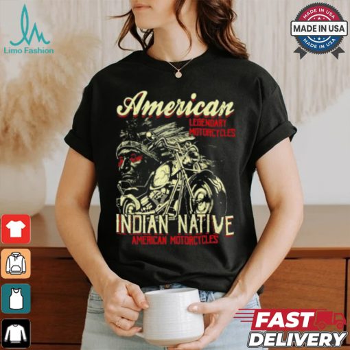 Vintage American Motorcycle Indian T Shirt