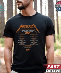 Virginia Tech Hokies Metallica Retro T Shirt