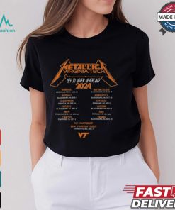 Virginia Tech Hokies Metallica Retro T Shirt