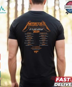 Virginia Tech Hokies Metallica Retro T Shirt